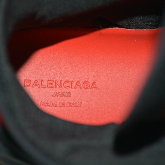 NWT BALENCIAGA MENS NEOPRENE STRAP HITOP SUEDE LEATHER SNEAKERS US 13 EU 46 - Picture 9 of 10